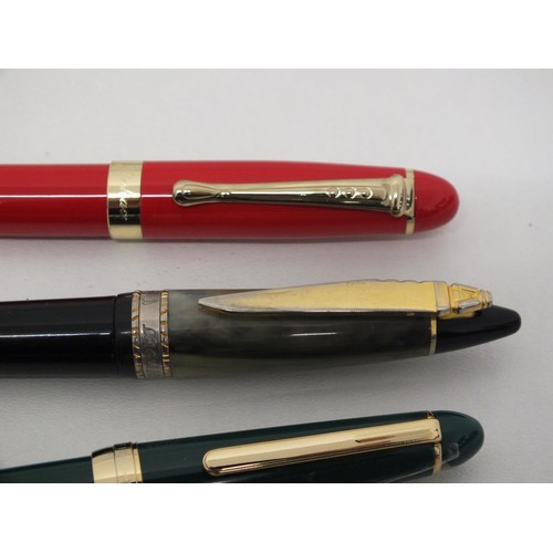 36 - 9 x Assorted PRESENTATION Fountain Pens Inc Laguiole, Jinhao Etc