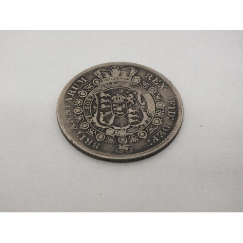 96 - 1817 GEORGE III SILVER HALFCROWN