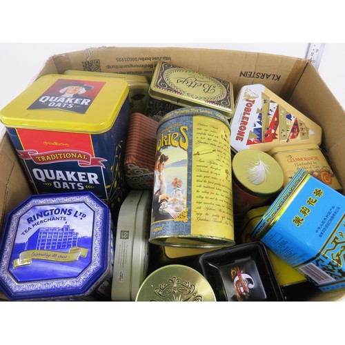 158 - 30 x ASSORTED ADVERTISING TINS