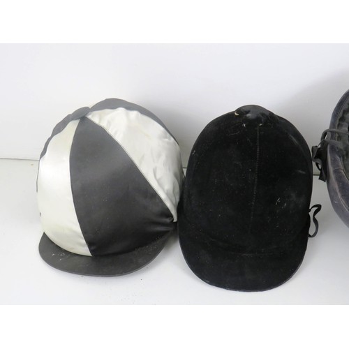 160 - 4 x RIDING HELMETS