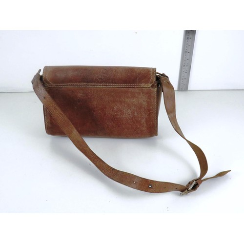 167 - LEATHER SATCHEL