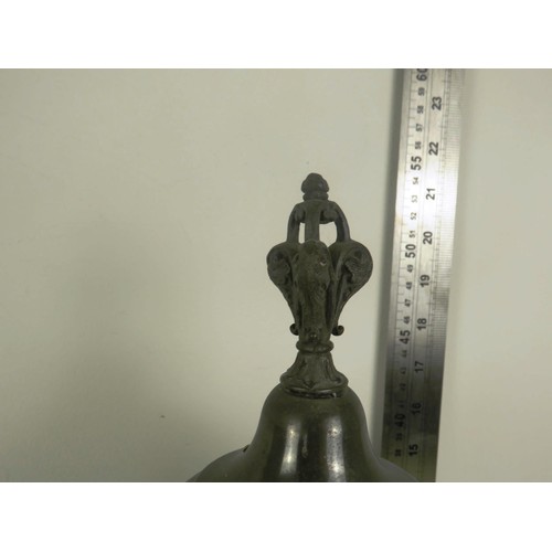 69 - GEORGIAN PEWTER COFFEE URN - HEIGHT 55cm