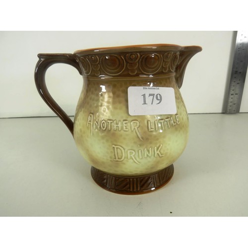 179 - SYLVAC JUG -JUST A LITTLE DRINK, MR PICKWICK