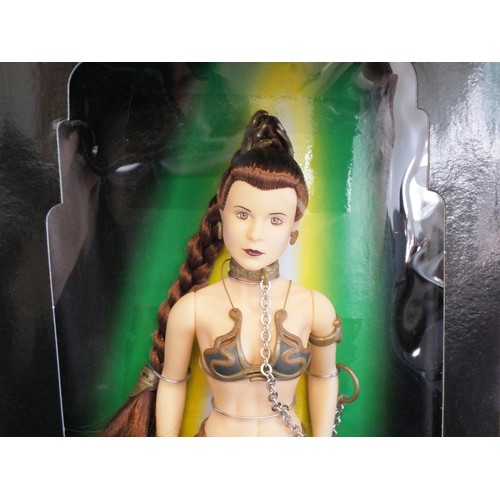 300 - 1999 HASBRO STARWARS 12' PRINCESS LEIA FIGURE- THW POWER OF THE FORCE- BOXED AS NEW