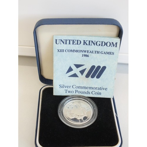 148 - 1980 SILVER PROOF £2 COIN AND 2021 DATE STAMP HG WELLS £2 COIN LTD 500