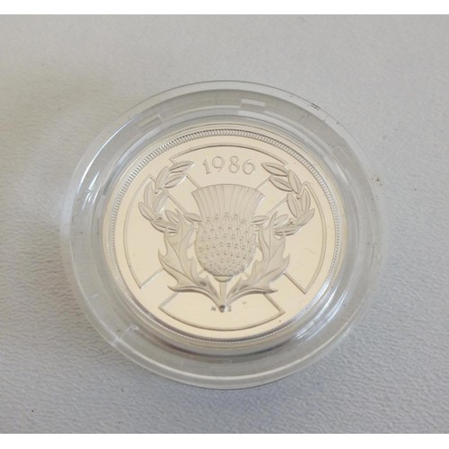 148 - 1980 SILVER PROOF £2 COIN AND 2021 DATE STAMP HG WELLS £2 COIN LTD 500