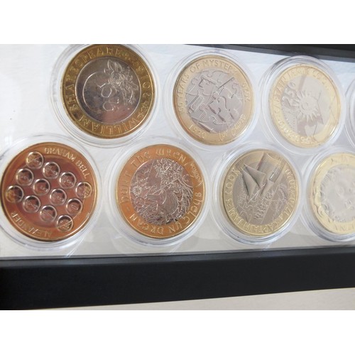 150 - 8 x MIXED £2 COINS, £20 COIN, £5 COIN AND BOX OF MIXED COINAGE INCLUDING ROMAN