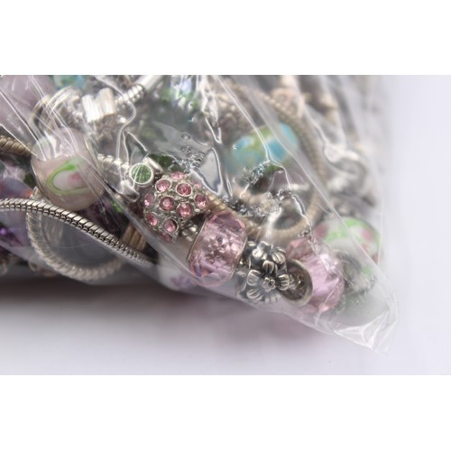 402 - 1.5kg Fashion Charm Bracelets And Assorted Charms