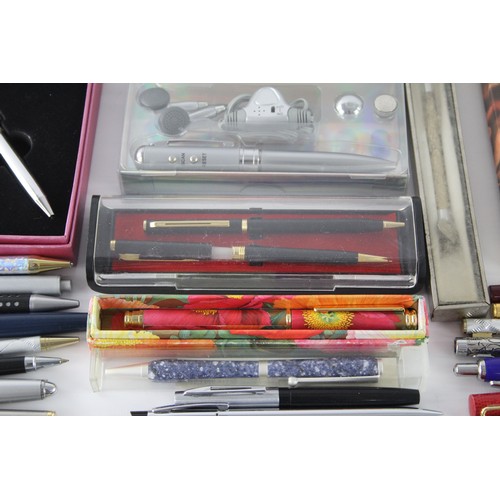 407 - Job Lot Assorted WRITING INSTRUMENTS Inc. Fountain Pens, Ballpoint Pens