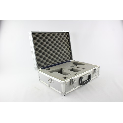 412 - 2 x Heavy Duty Metal FLIGHT CASES For Camera Storage & Transport