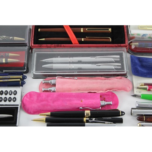 423 - Job Lot Assorted WRITING INSTRUMENTS Inc. Fountain Pens, Ballpoint Pens