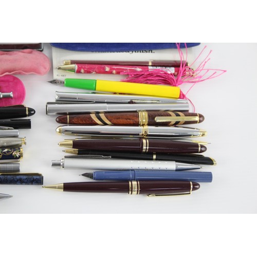 423 - Job Lot Assorted WRITING INSTRUMENTS Inc. Fountain Pens, Ballpoint Pens