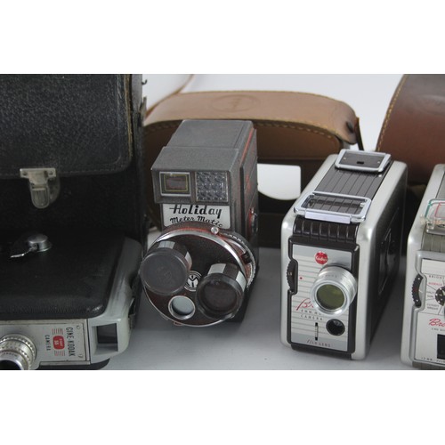 432 - 6 x Assorted Vintage CINE CAMERAS