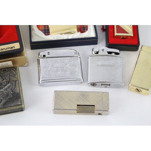 447 - 15 x Assorted BRANDED Cigarette LIGHTERS Inc Ronson, Colibri, Win etc