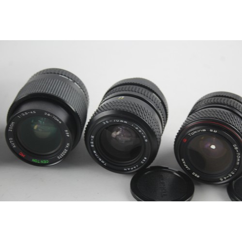 472 - 7 x Assorted CAMERA LENSES Inc. Sigma-XQ, Tamron, Tokina w/ Varied Lens Mounts