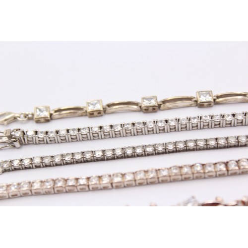 494 - 5 X .925 Tennis Bracelets (51g)