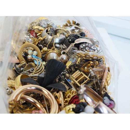 243 - JOBLOT OF ASSORTED EARRINGS, PENDANTS, CUFFLINKS ETC - weight 830g