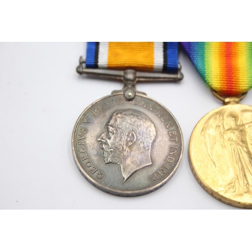 579 - WW1 Mounted Medal Pair Named 59969 I.A.M W.J.H Murley RAF