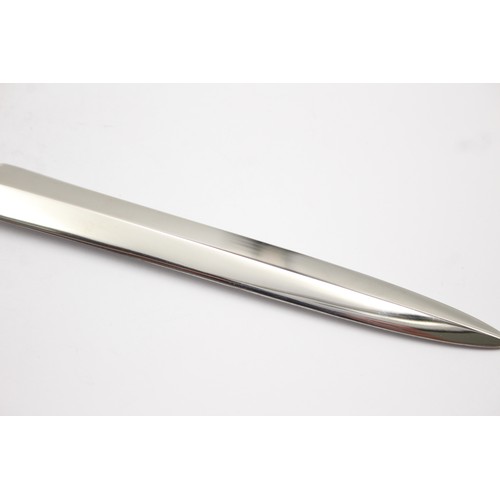 595 - Vintage Hallmarked 1963 Sheffield STERLING SILVER Handled Letter Opener (53g)