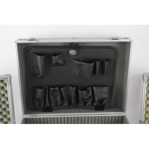 620 - 3 x Heavy Duty Metal FLIGHT CASES For Camera Storage & Transport