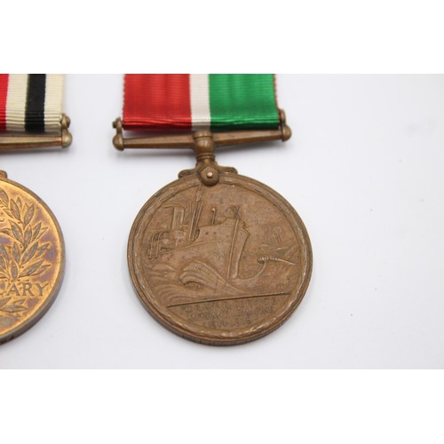 623 - 2 x Named Medals Inc WW1 Mercantile Marine & GV.I Special Constabulary