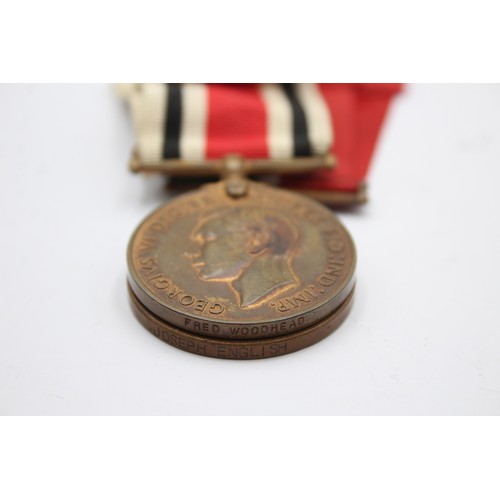 623 - 2 x Named Medals Inc WW1 Mercantile Marine & GV.I Special Constabulary