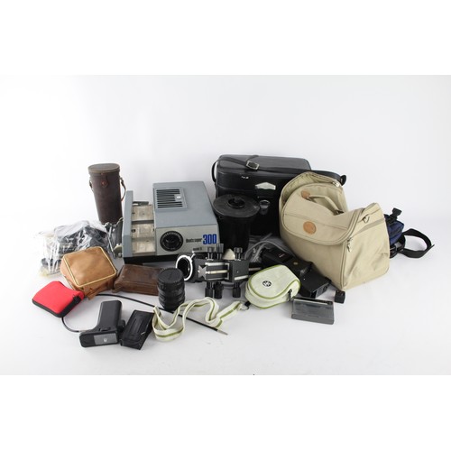 632 - Assorted CAMERA ACCESSORIES Inc. Flashes, Lens Filters, Caps, Cases etc.