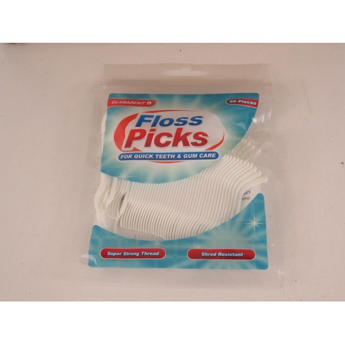 287 - 24 x PACKS OF 50 FLOSS PICKS