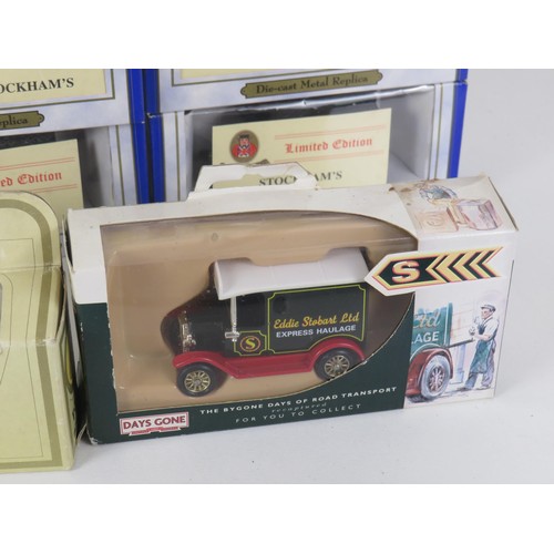 128 - 12 x OXFORD DIECAST METAL REPLICA-STOCKHAMS AND THREE OTHERS