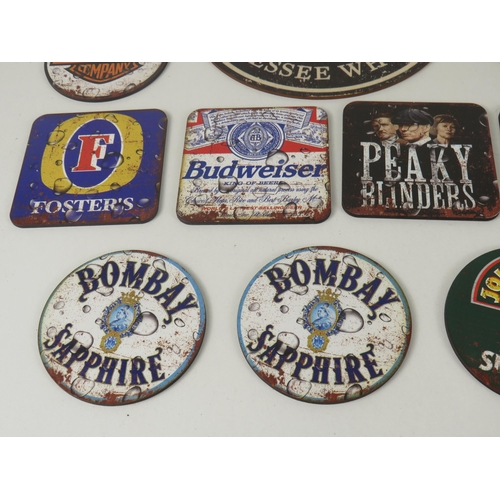 177 - TRAY OF ADVERTIISNG COASTERS