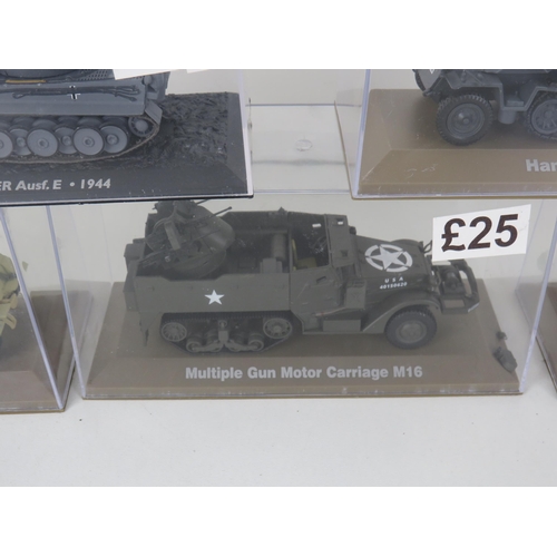 184 - 5 x CASED MILITARY VEHICLES