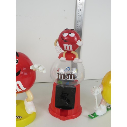 108 - BOX OF COLLECTABLE M&M FIGURES