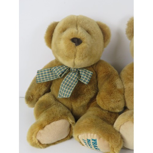 110 - BOX OF TEDDYS FRAZER HAMLEY ETC