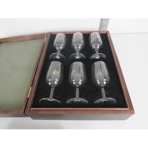 248 - REMY MARTINI GLASSES IN PRESENTATION BOX AND BOLIVAR RITMEESTER CIGARS IN TIN