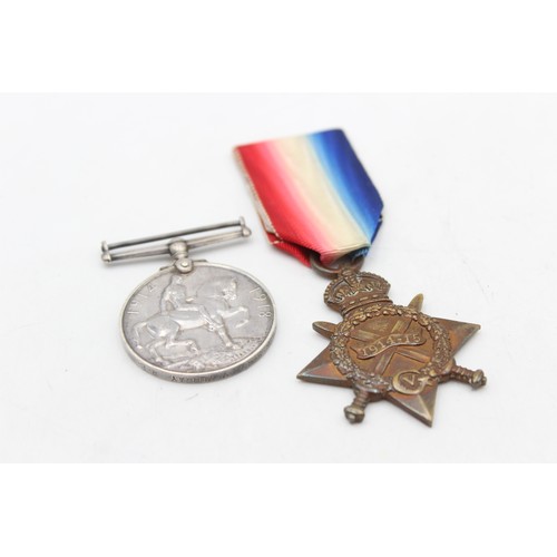 465 - 2 x WW1 War Medals Inc 1914-15 Star Pte Seddon Loyal North Lancs & Spl Murray RE