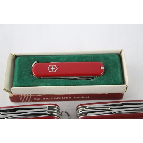 481 - 6 x Swiss Army Pocket KNIVES Inc Victorinox Etc