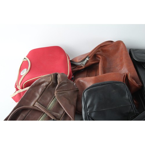 527 - 10 x Assorted Men's Handbags Inc Brief Case, Leather, Document Case Etc