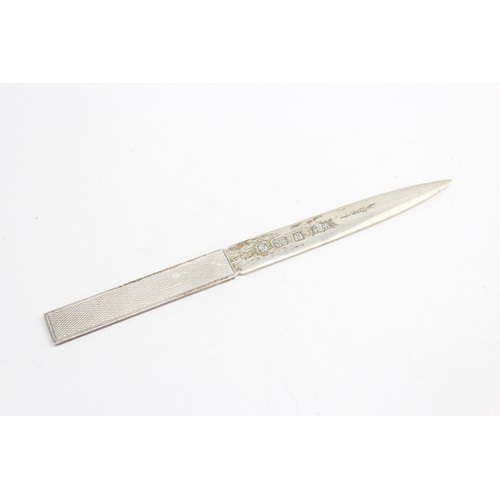 594 - Vintage Hallmarked 1985 Birmingham STERLING SILVER Letter Opener (23g)