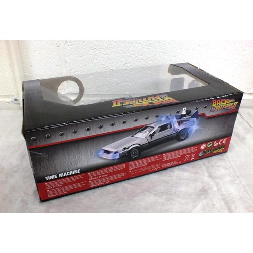 3 - Jada 1:32 Hollywood Rides Back To The Future III Time Machine Diecast Car - Brand New