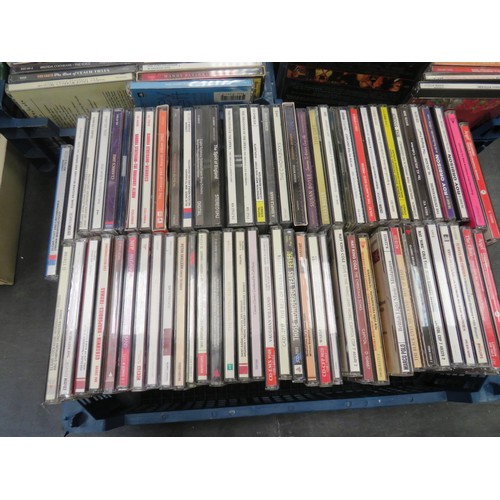 310 - 3 x TRAYS OF CD'S AND DVD'S