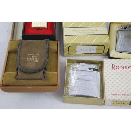 298 - 10 x Assorted Cigarette LIGHTERS Inc Boxed, Colibri, Kingsway Etc