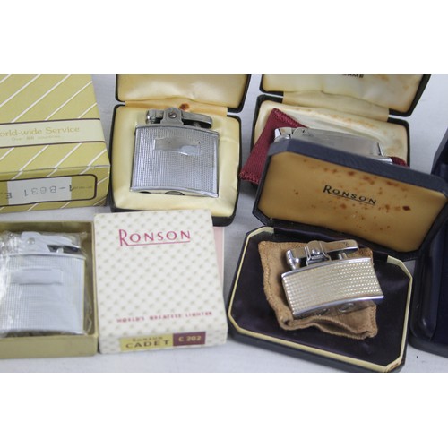 298 - 10 x Assorted Cigarette LIGHTERS Inc Boxed, Colibri, Kingsway Etc