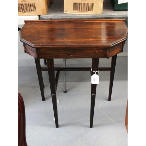 327 - WOODEN HALLWAY TABLE- H 72 x L66 x W36cms