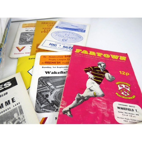 103 - 50 x OLD RUGBY LEAGUE PROGRAMMES