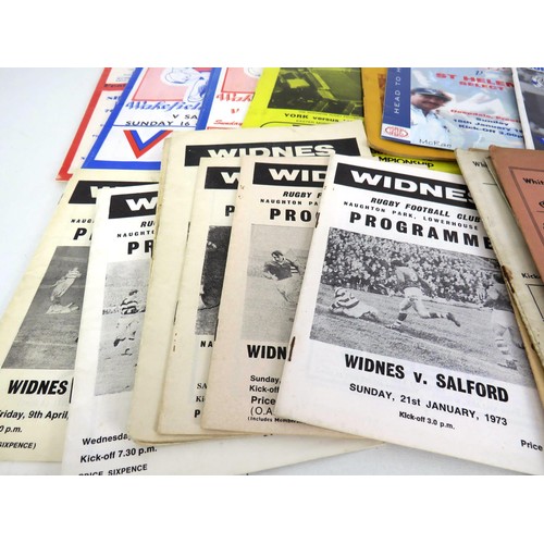 106 - 50 x OLD RUGBY LEAGUE PROGRAMMES