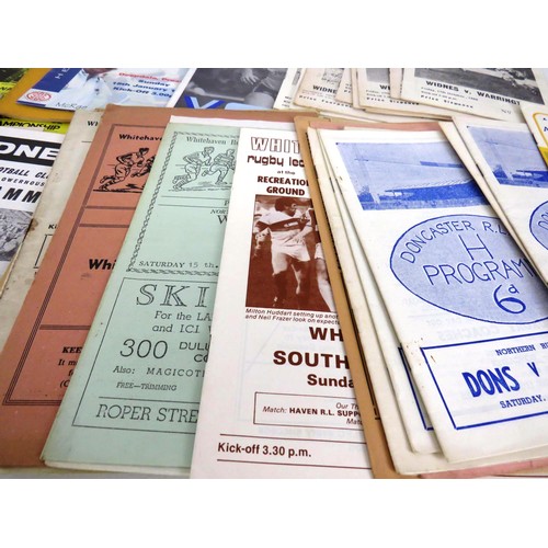 106 - 50 x OLD RUGBY LEAGUE PROGRAMMES