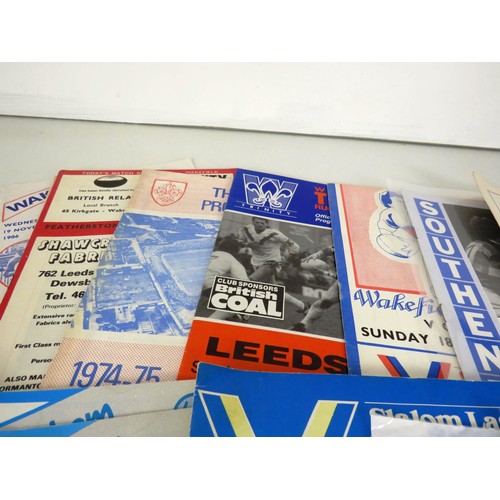 107 - 50 x OLD RUGBY LEAGUE PROGRAMMES