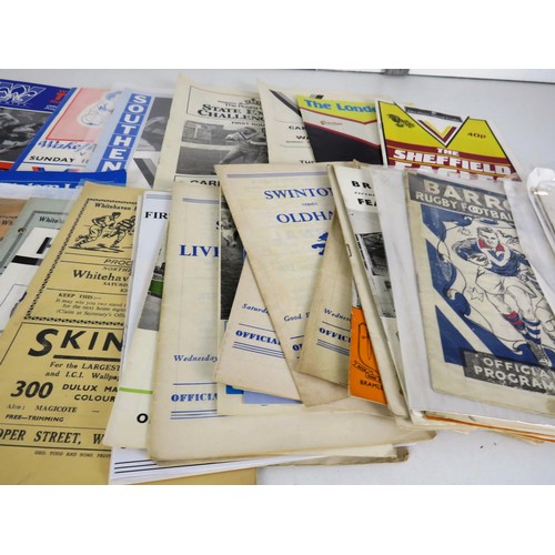 107 - 50 x OLD RUGBY LEAGUE PROGRAMMES