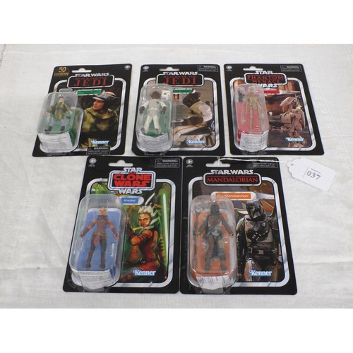 37 - 5 x KENNER TOYS - STAR WARS THE VINTAGE COLLECTION 3.75