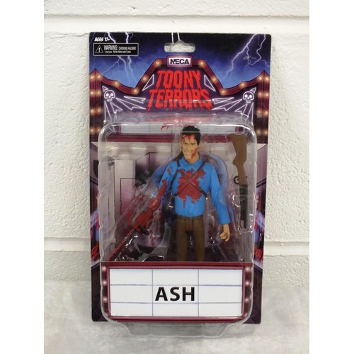 46 - NECA Reel Toys Toony Terrors Evil Dead 2: Bloody Version Ash - As new in packet